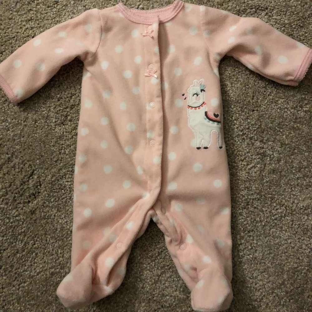 3 different pajamas! Girls newborn